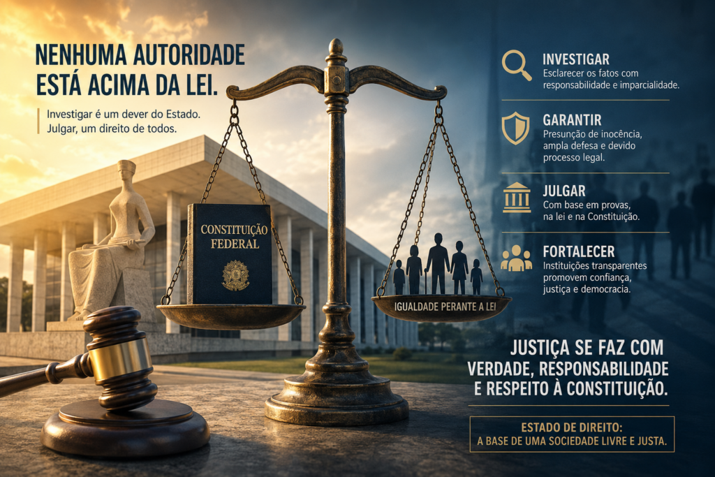 Investigação de autoridades e o Estado de Direito no Brasil